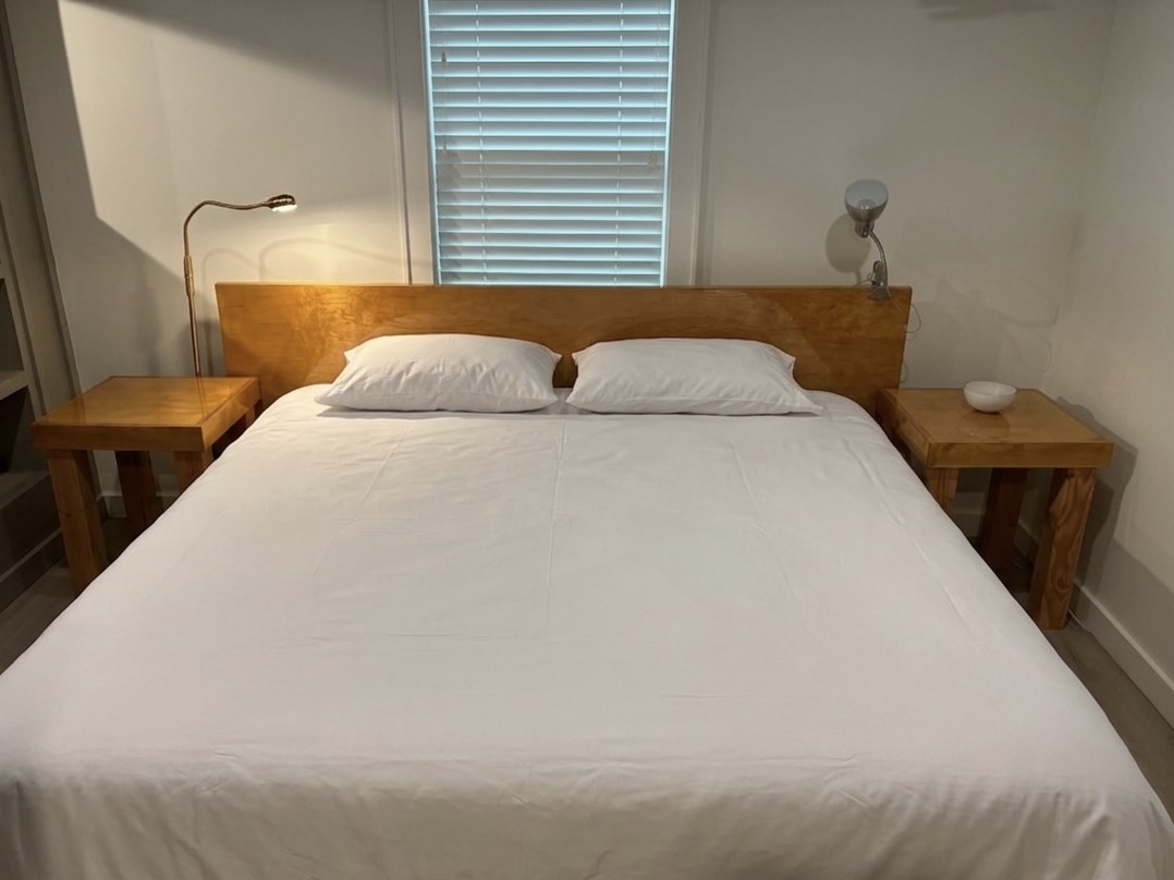 Craftsman bed and side tables