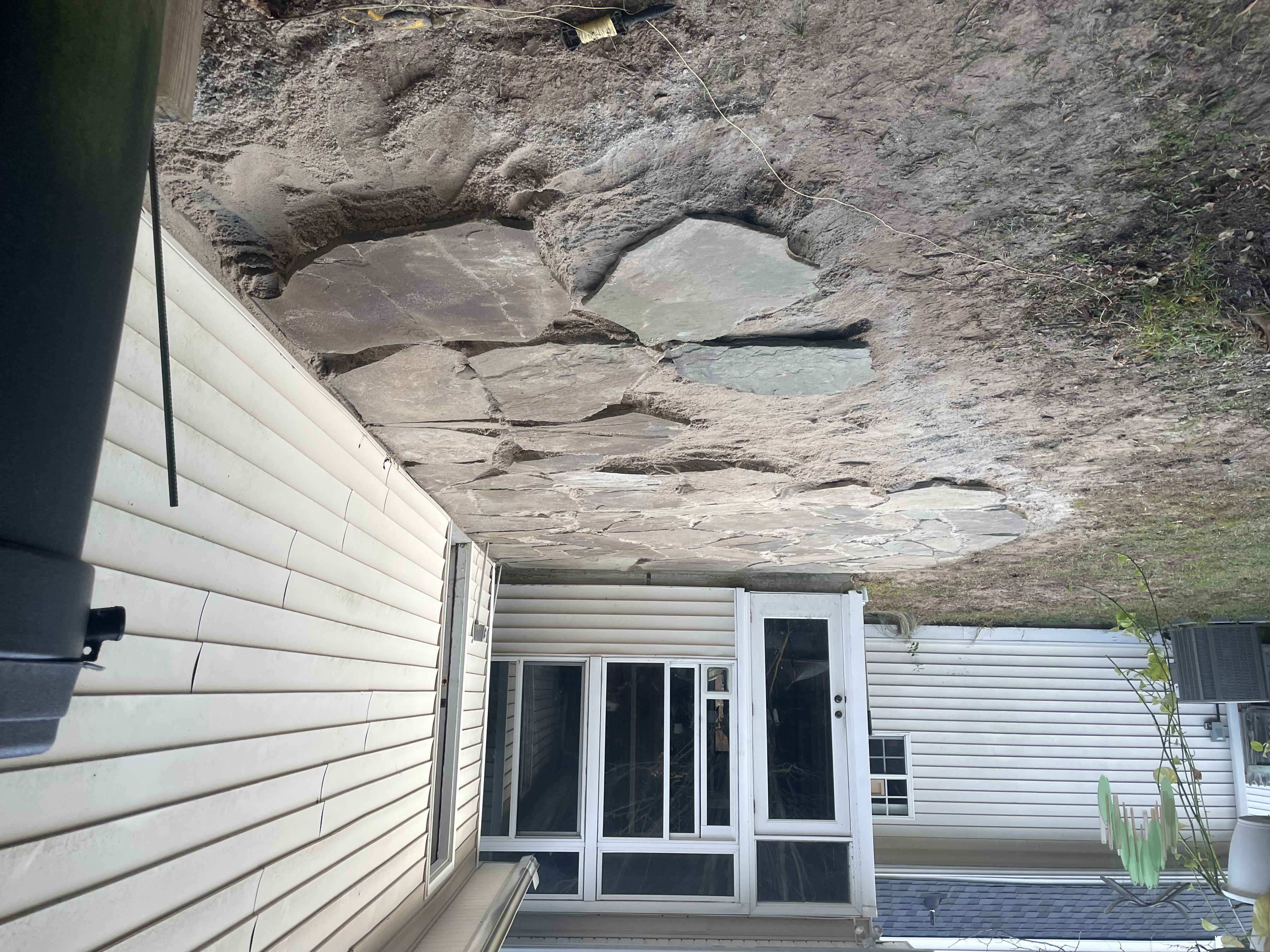 Patio taking shape, second view