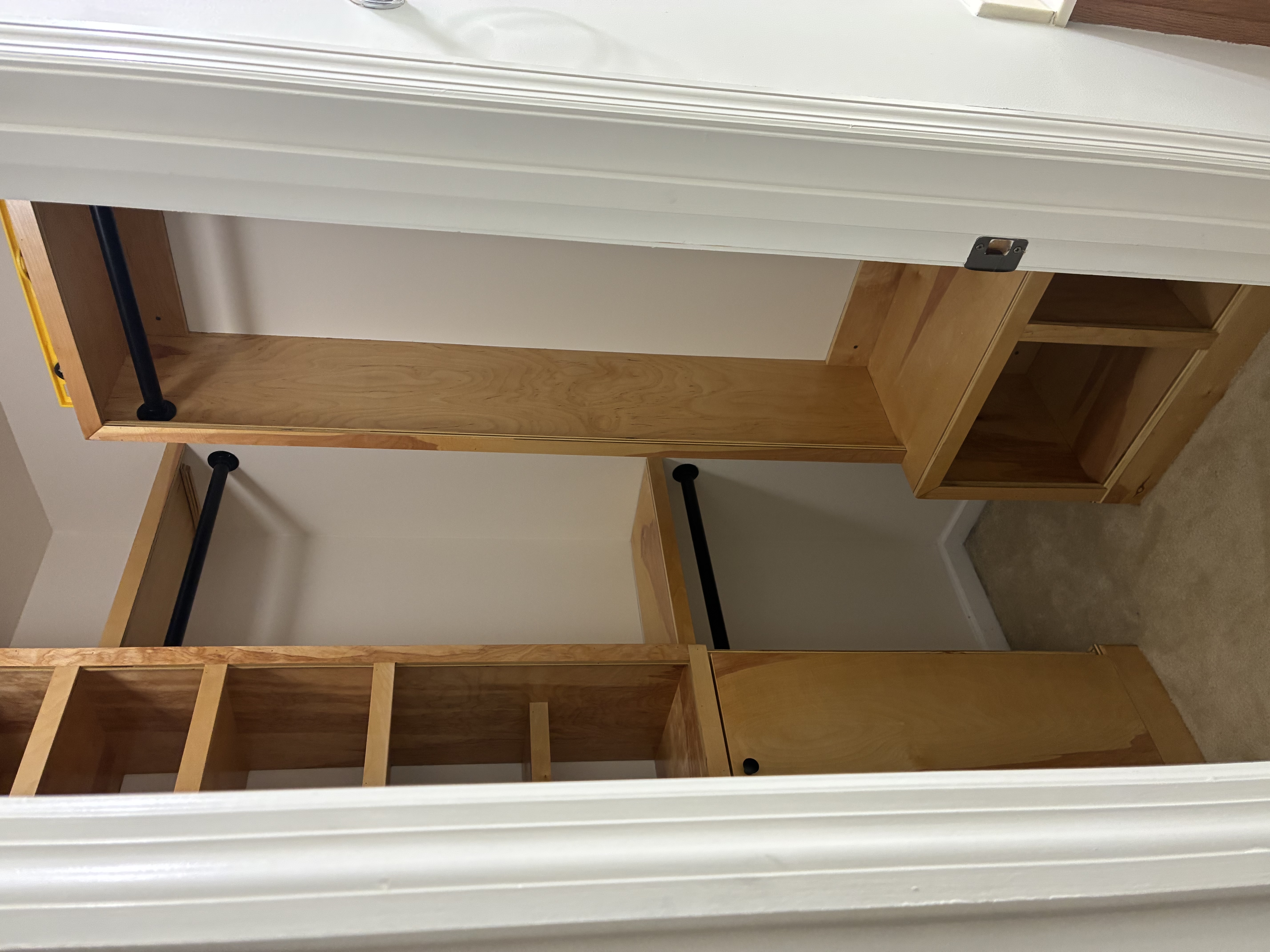 Closet two after, full interior