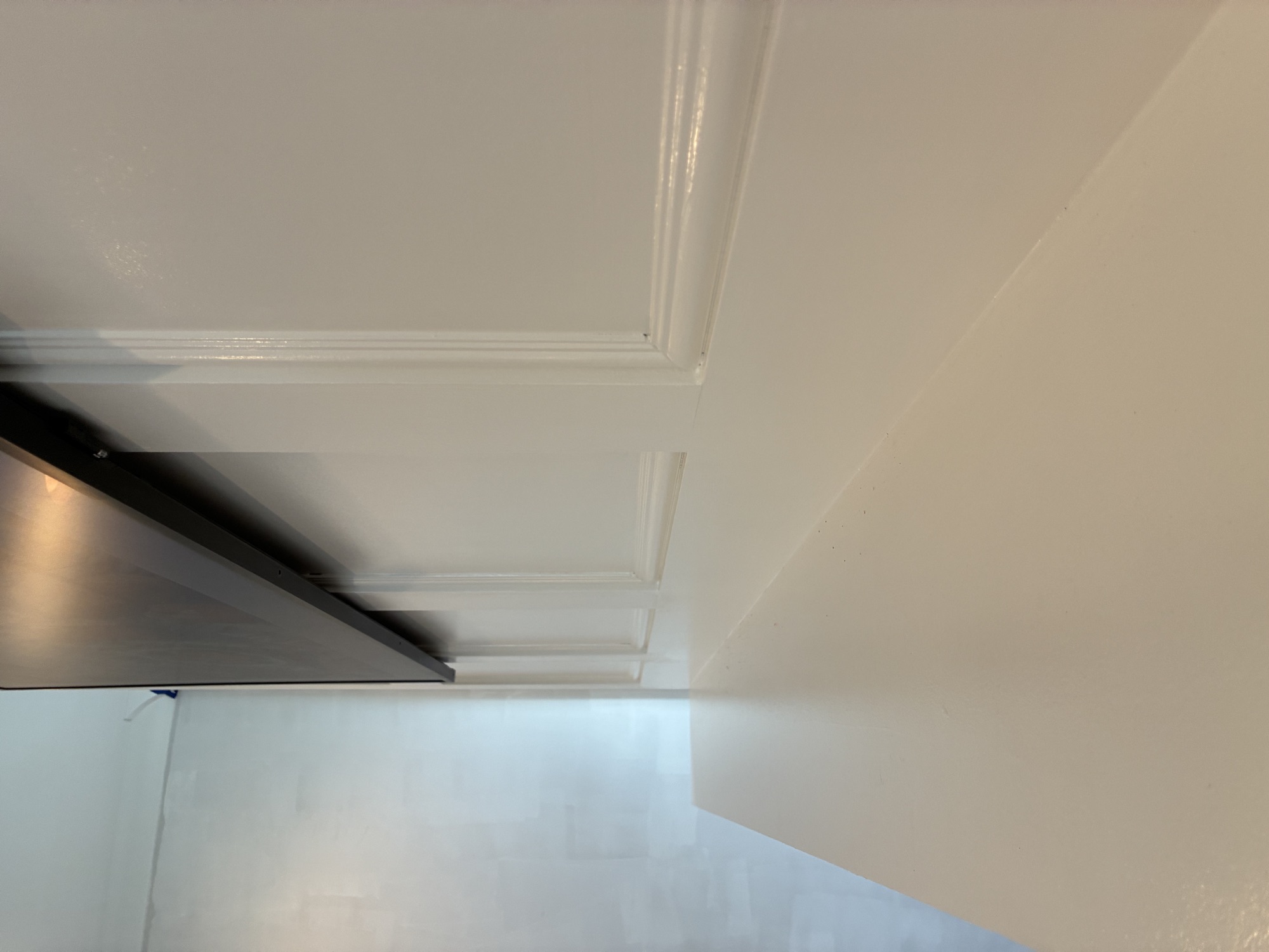 Finished fireplace trim