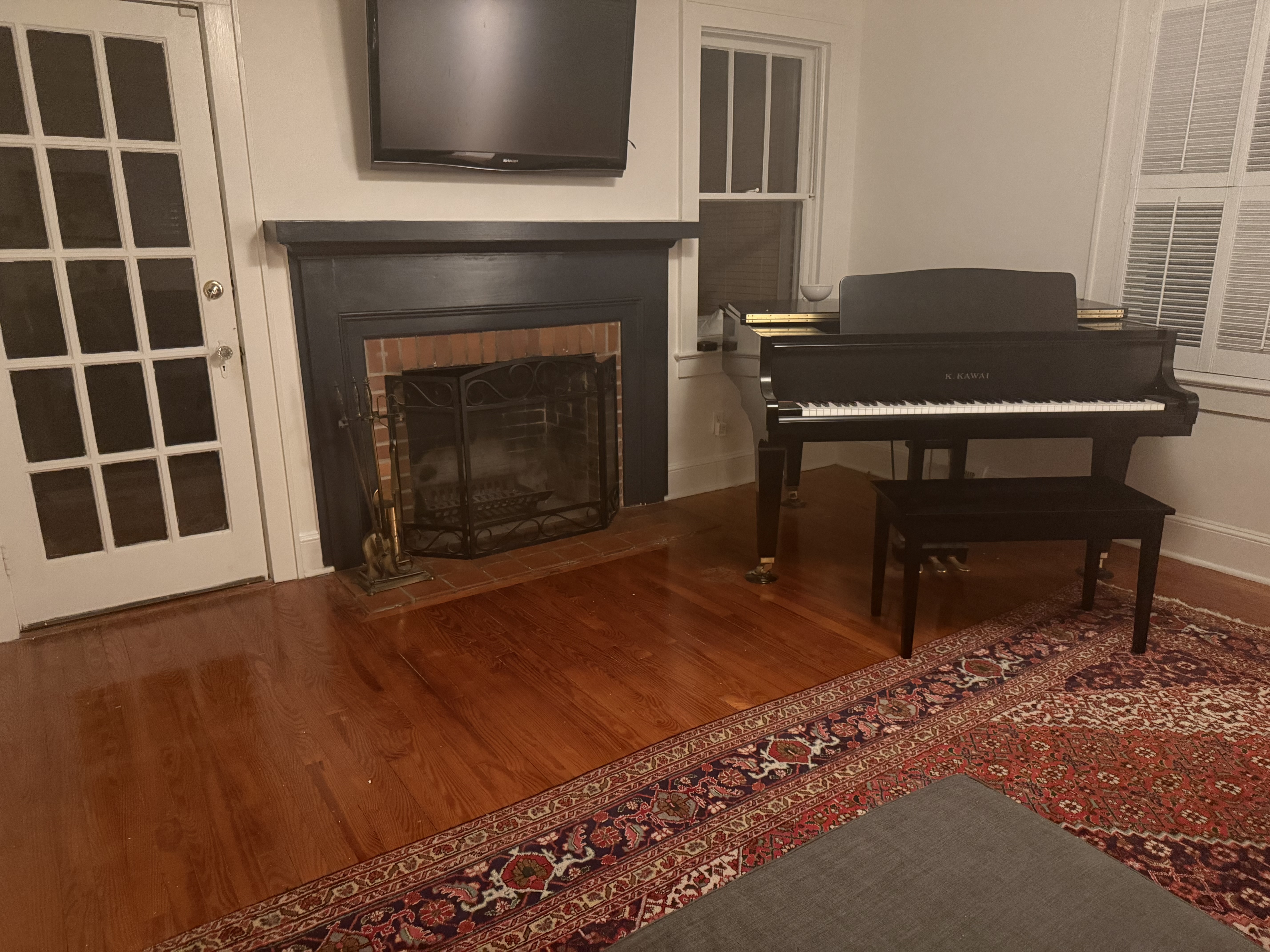 Fireplace after 2