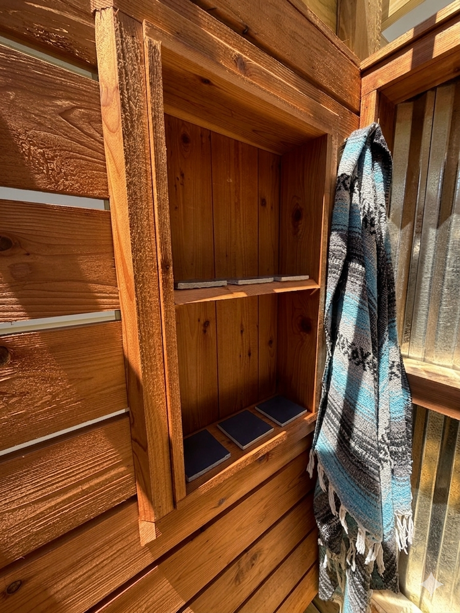 Gazebo shower head